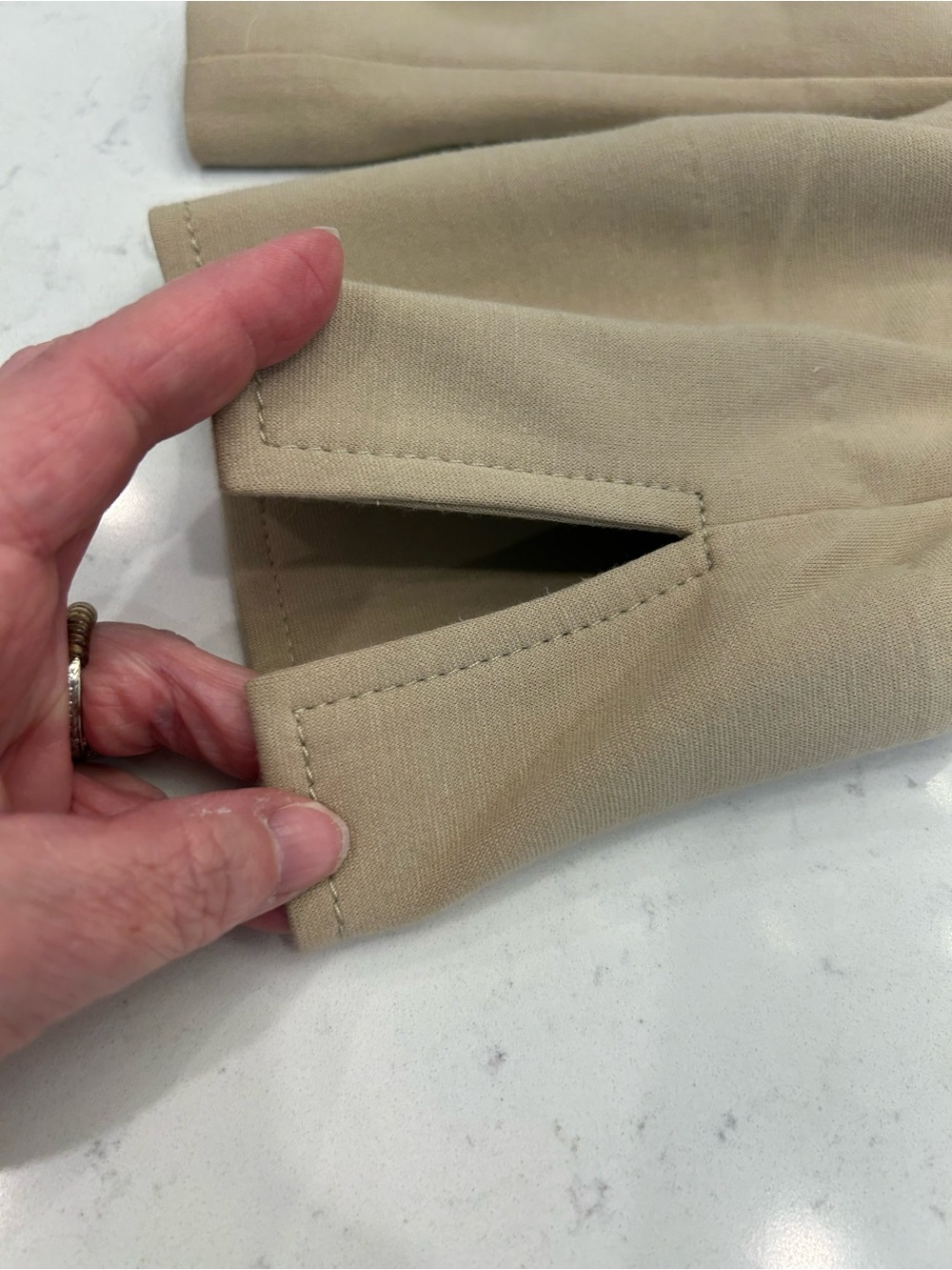 Talbots Women's Camel Color Open-Front Jacket - Picture 7 of 7